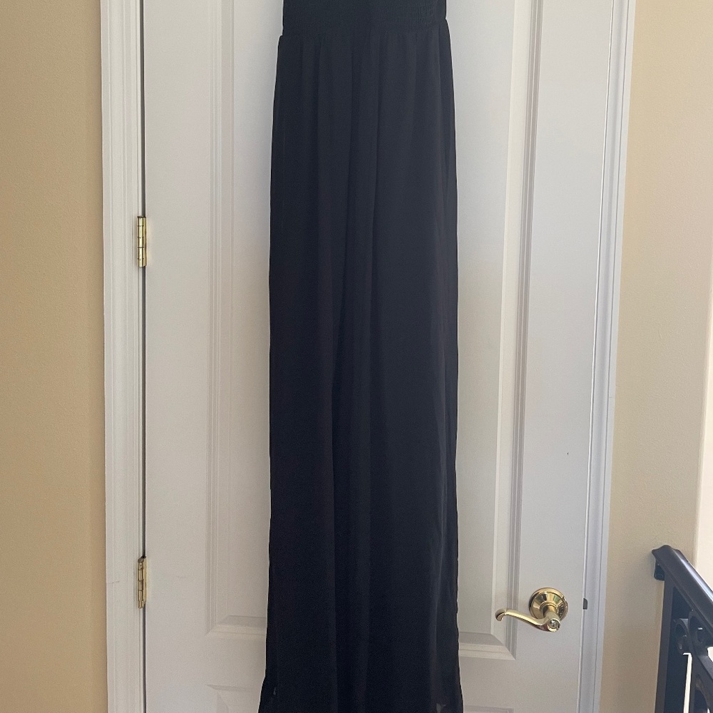 Show Me Your Mumu June Black Size Small Chiffon Bridesmaids Dress $198 Maternity - Picture 10 of 12